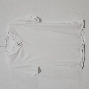 White V-neck T-shirt